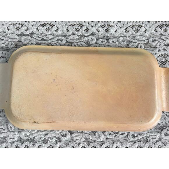 Gorgeous Vintage Hand Painted Decor Tray - Picture 4 of 7